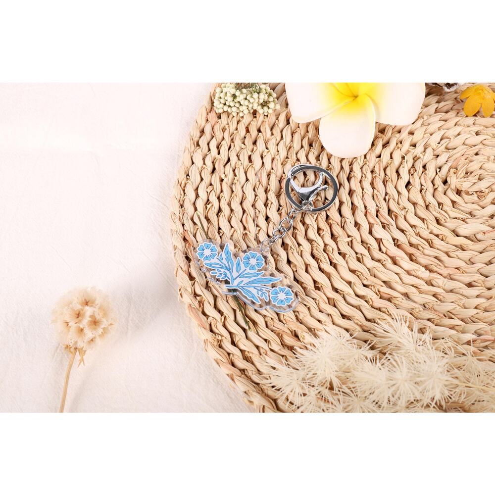 Blue Cornflower Corningware Keychain - Picture 6 of 8